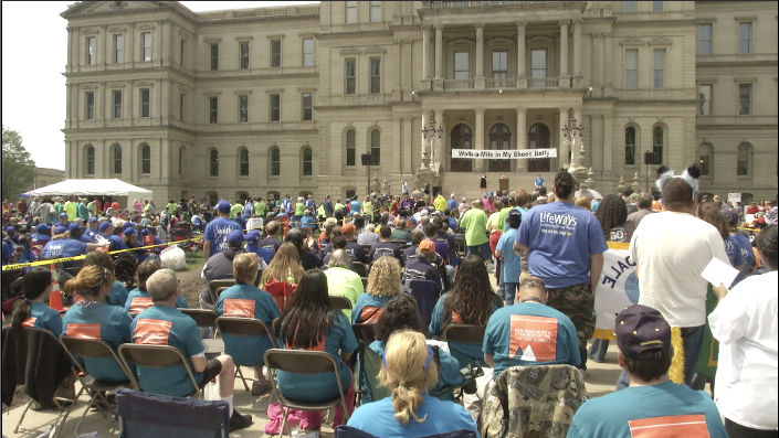People from All Michigan Counties Rally to Support Mental Health Care 
